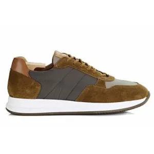 Chamois and Khaki Men&#039;s Trainers - NIRRANDA