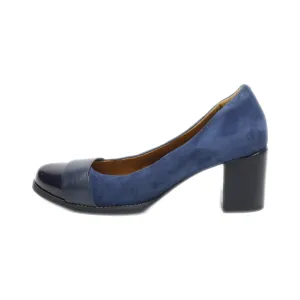 Clarks High-Heel Shoes Suede Blue Colour For Women