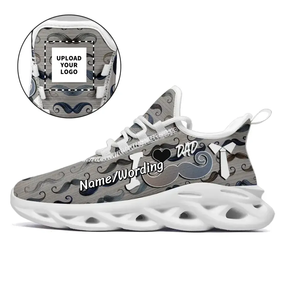 Client Gifts,Personalized Breathable Sneakers, Custom Father's Day Gift for Dad, Father