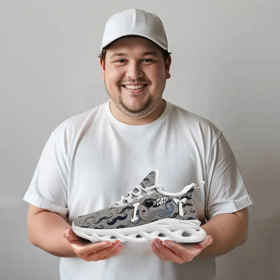 Client Gifts,Personalized Breathable Sneakers, Custom Father's Day Gift for Dad, Father