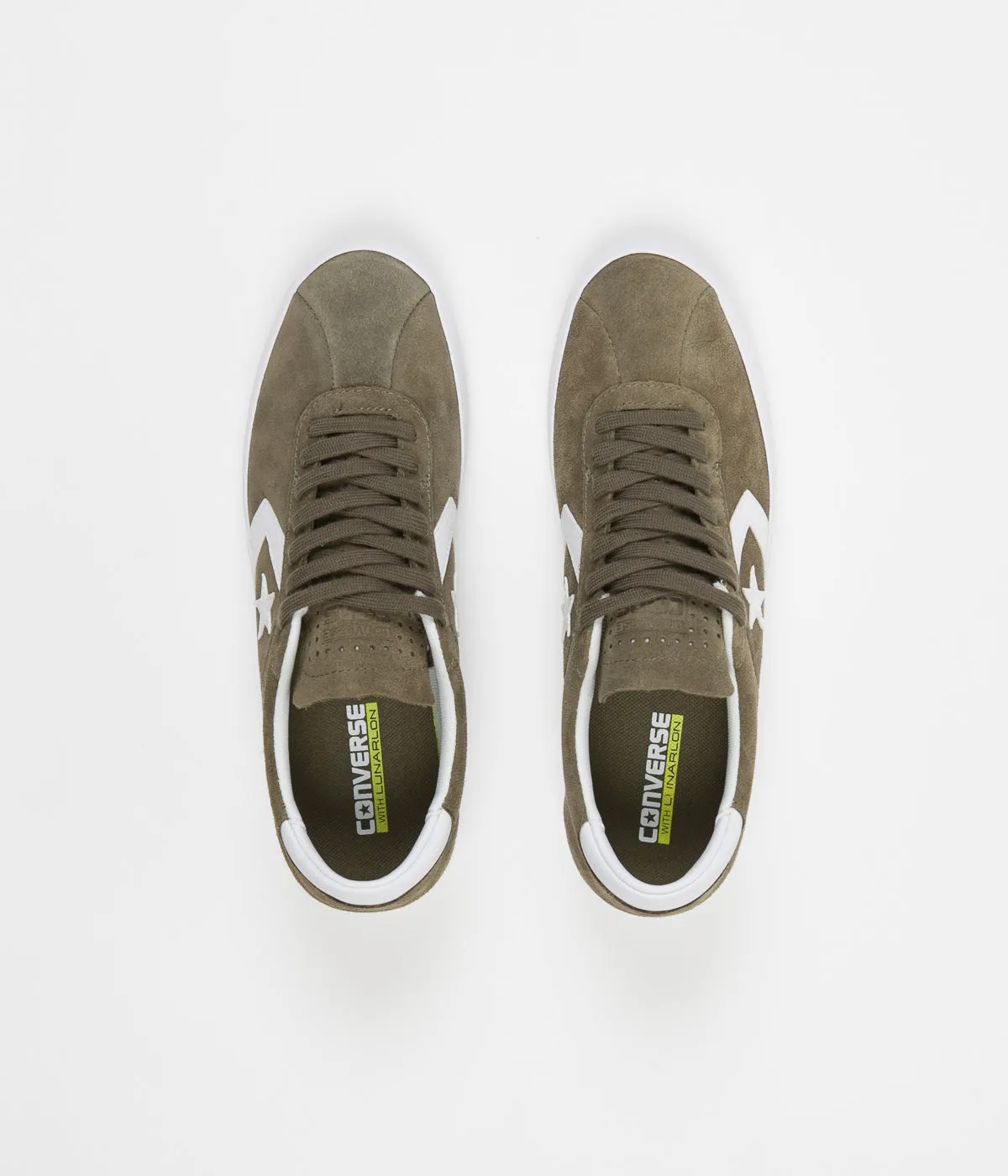 Converse Breakpoint Pro Ox Shoes - Medium Olive / White