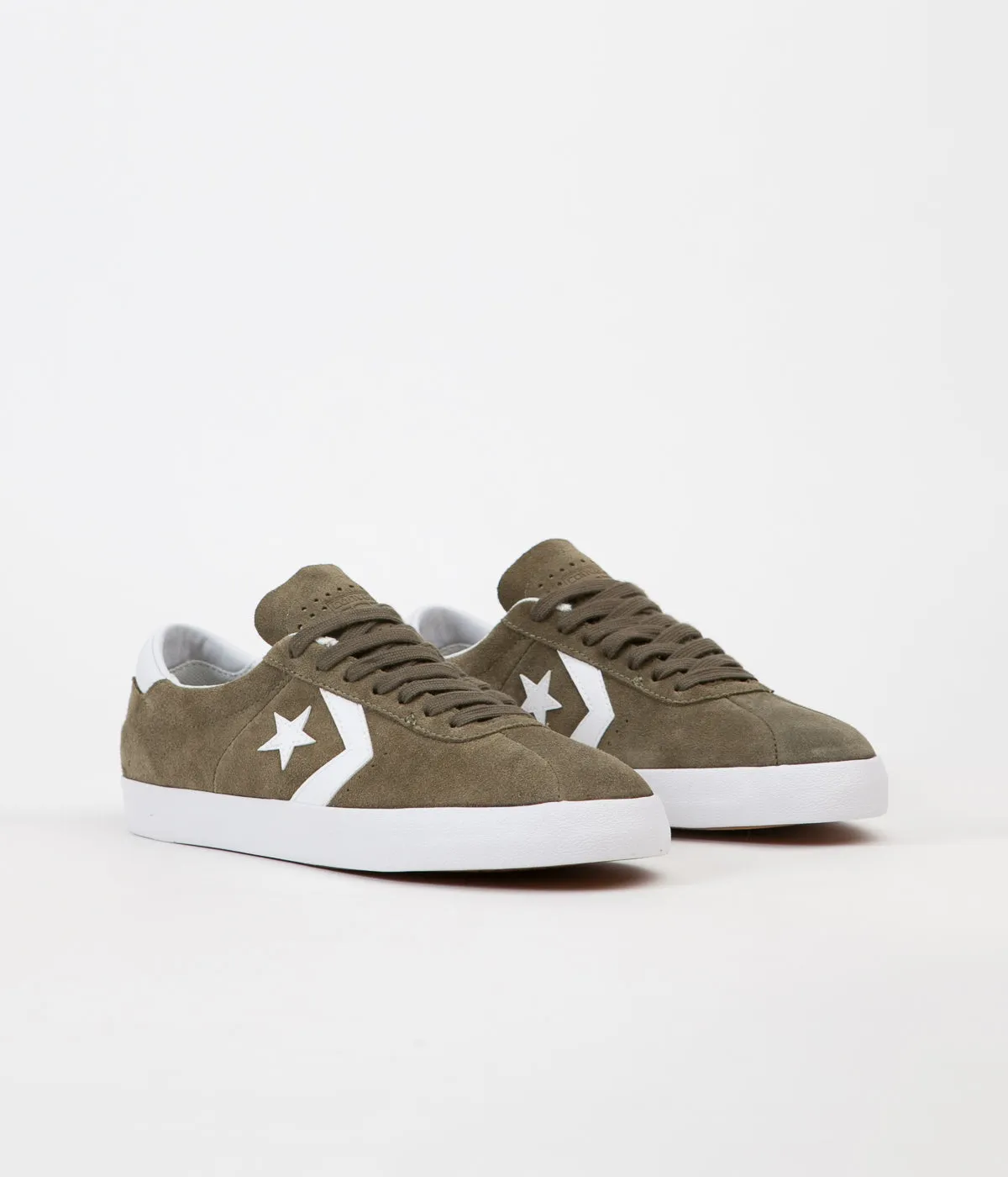 Converse Breakpoint Pro Ox Shoes - Medium Olive / White