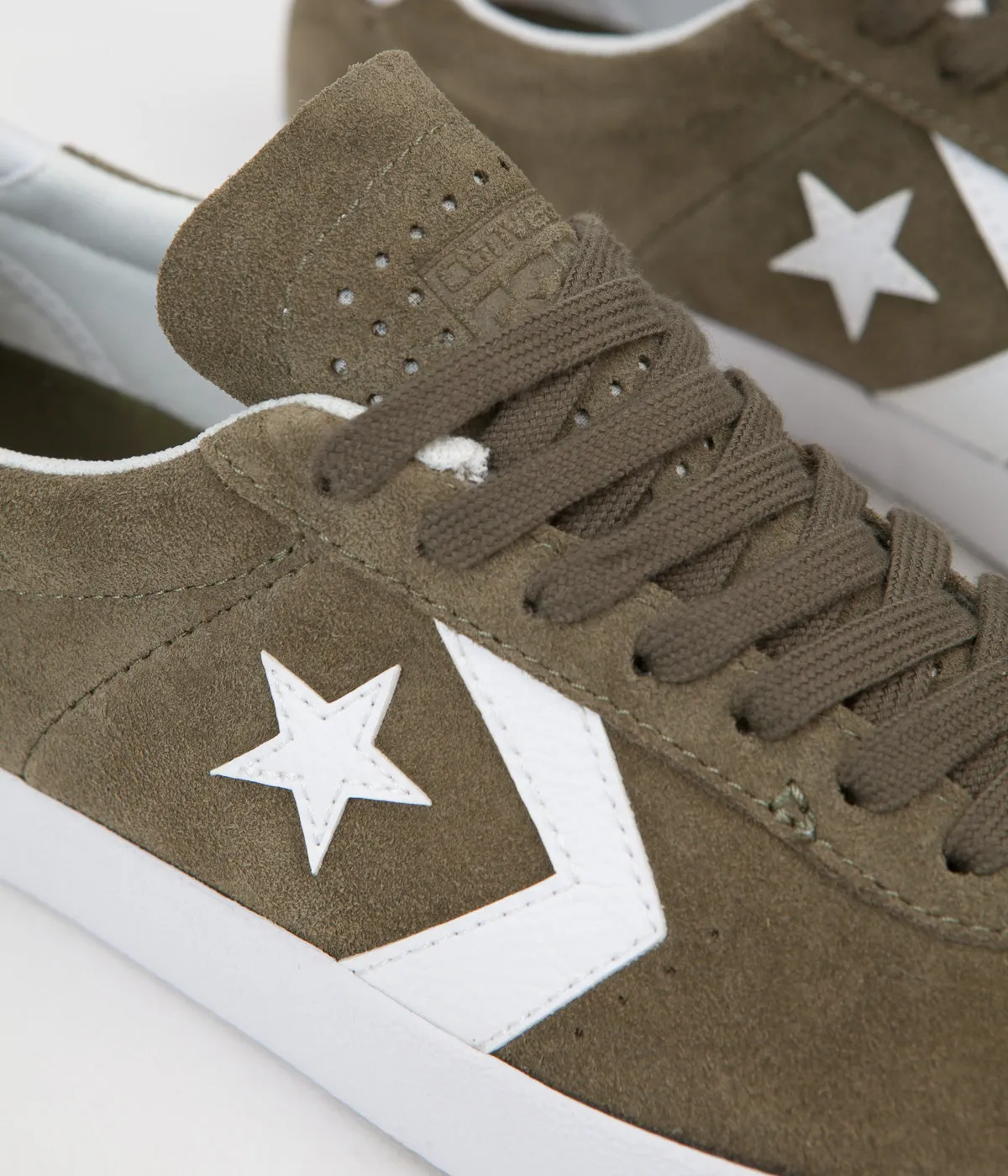 Converse Breakpoint Pro Ox Shoes - Medium Olive / White