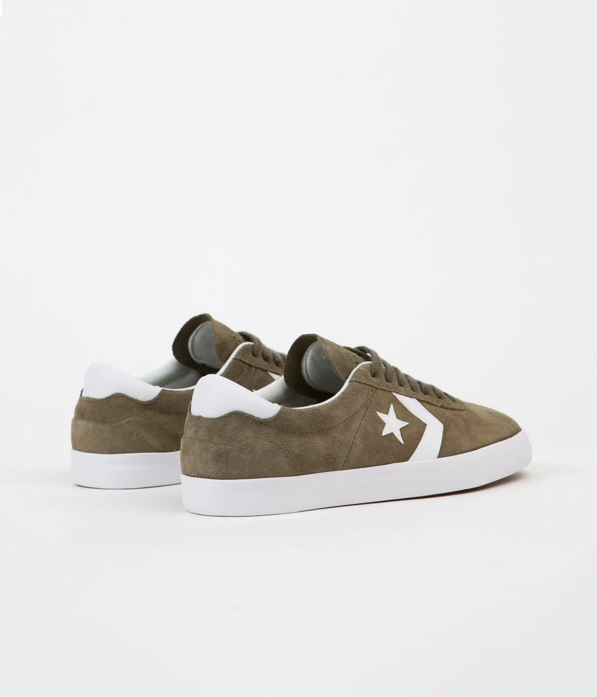 Converse Breakpoint Pro Ox Shoes - Medium Olive / White