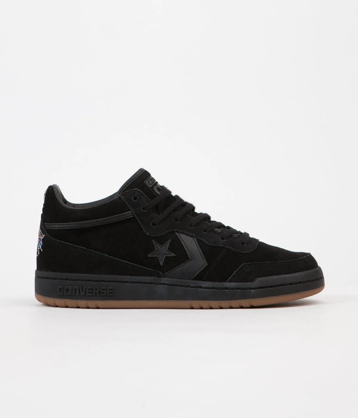 Converse x Al Davis Fastbreak Mid Shoes - Black / Black / Gum