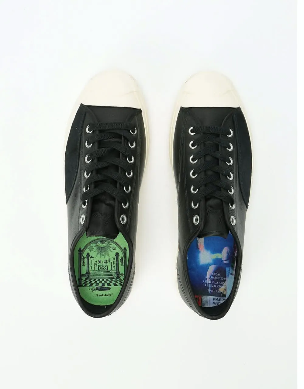 Converse x Jenkem Jack Purcell Pro Ox Skate Shoes - Black/Egret/Black