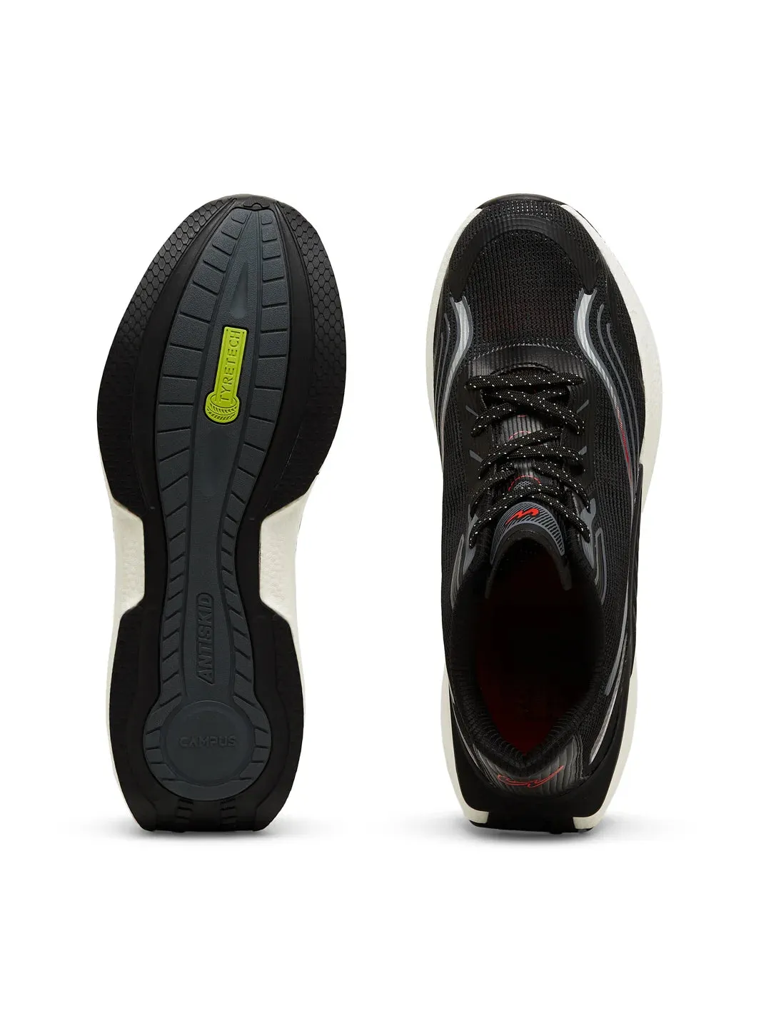 CREED Black Men's Running Shoes