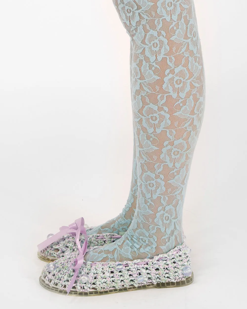 CROCHET BOW BALLET FLAT