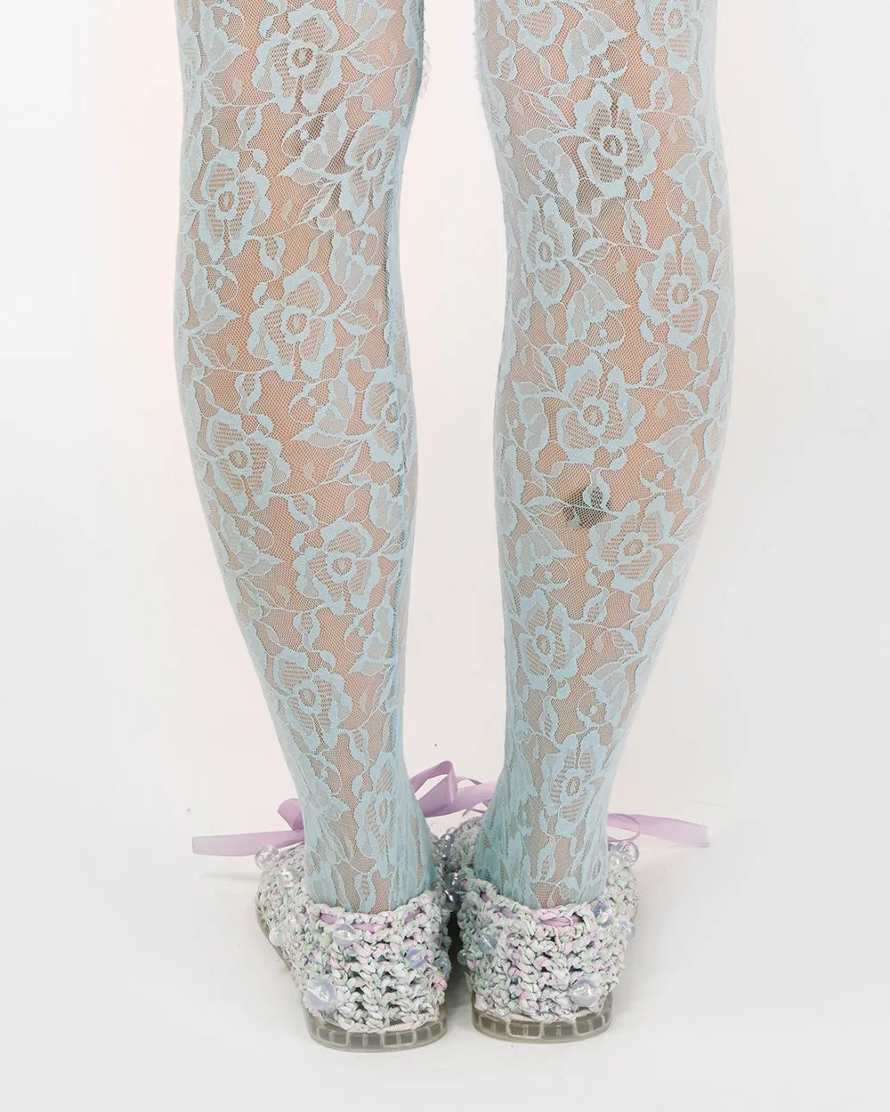 CROCHET BOW BALLET FLAT