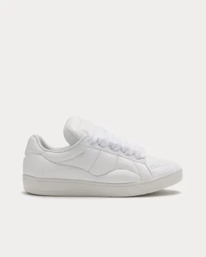 Curb XL Leather White / White Low Top Sneakers