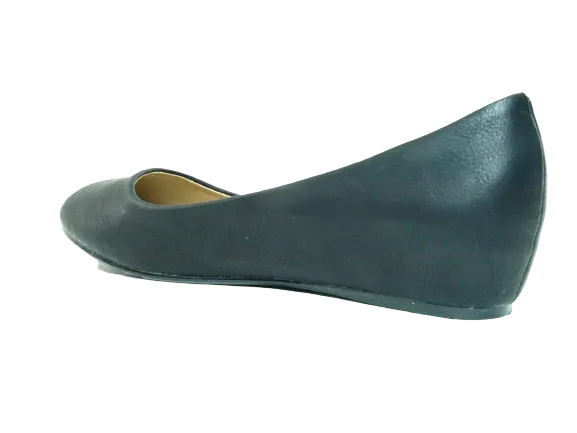 Damen Slipper Keilabsatz Ballerina Loafer Mokassins  Slip On Flats Freizeit Black #  7
