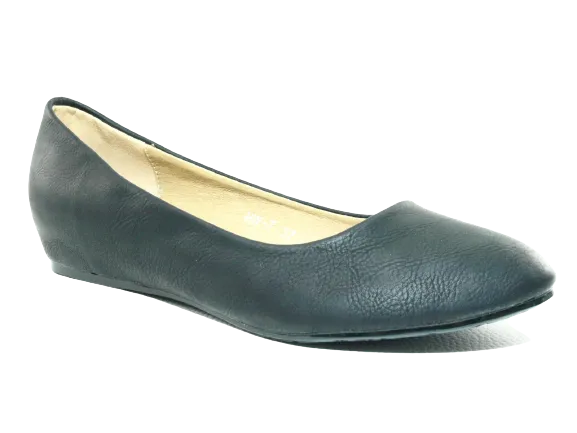Damen Slipper Keilabsatz Ballerina Loafer Mokassins  Slip On Flats Freizeit Black #  7