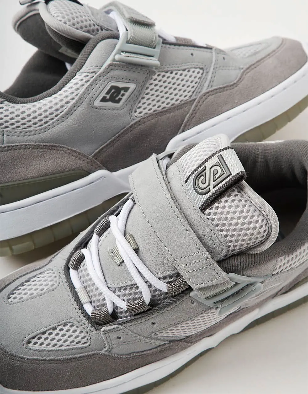 DC JS 1 Skate Shoes - Grey/Grey/Grey