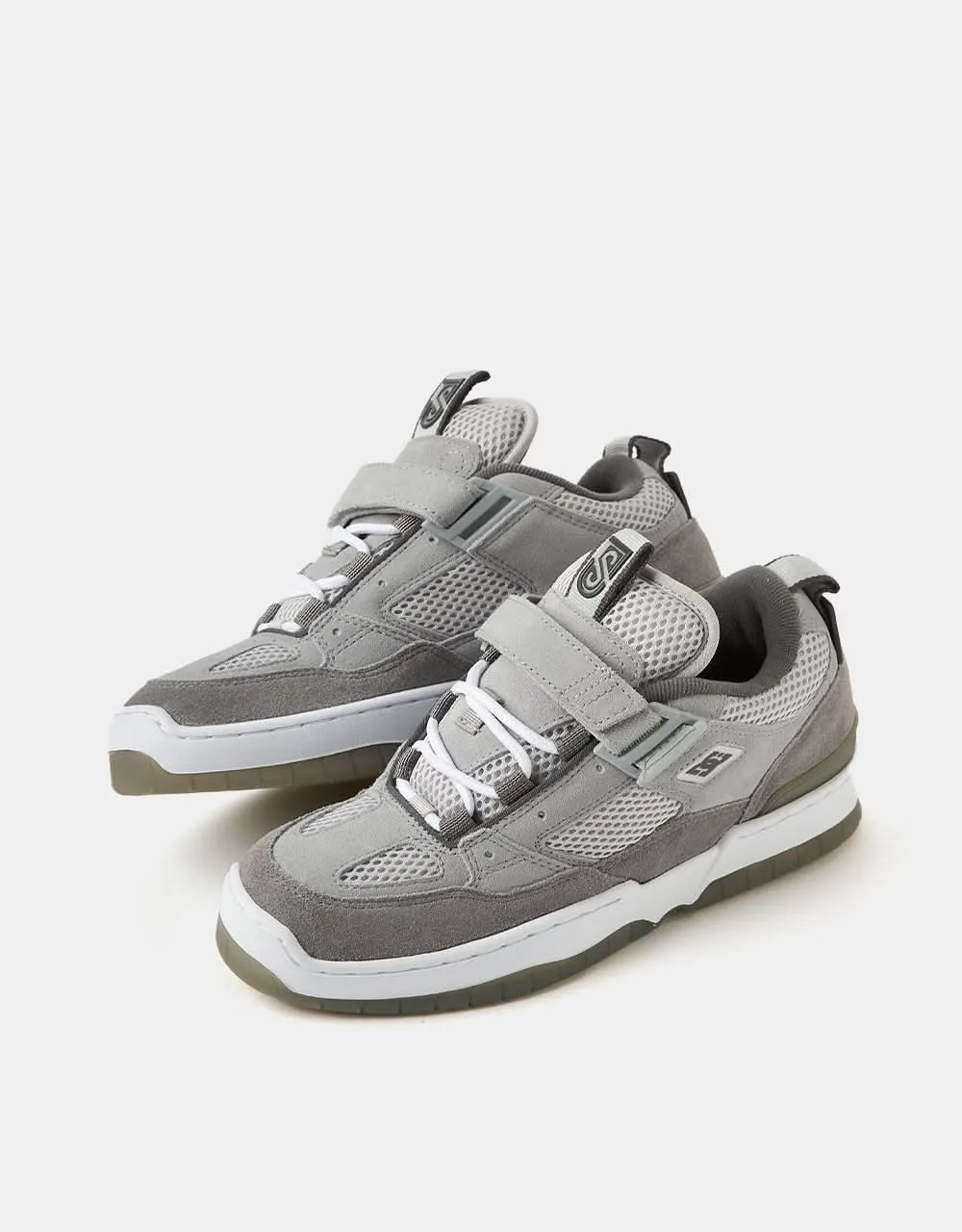 DC JS 1 Skate Shoes - Grey/Grey/Grey
