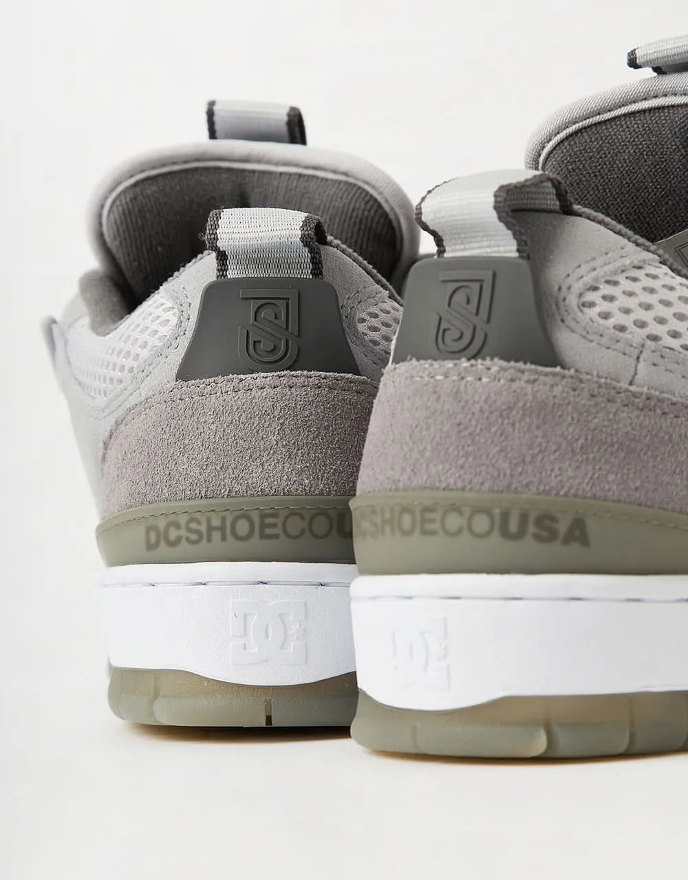 DC JS 1 Skate Shoes - Grey/Grey/Grey