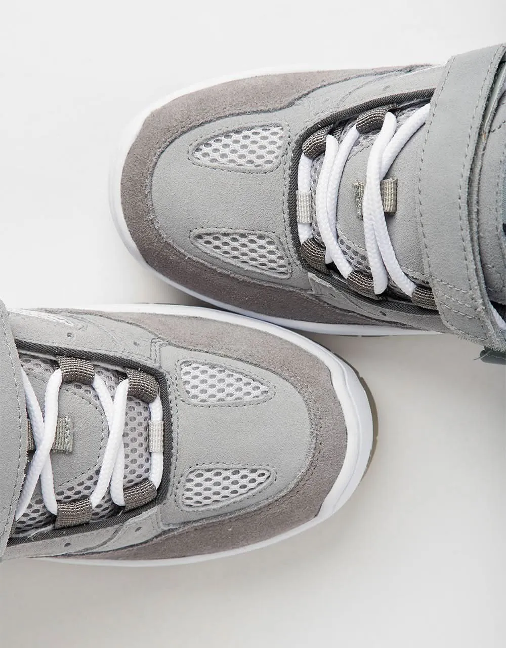 DC JS 1 Skate Shoes - Grey/Grey/Grey