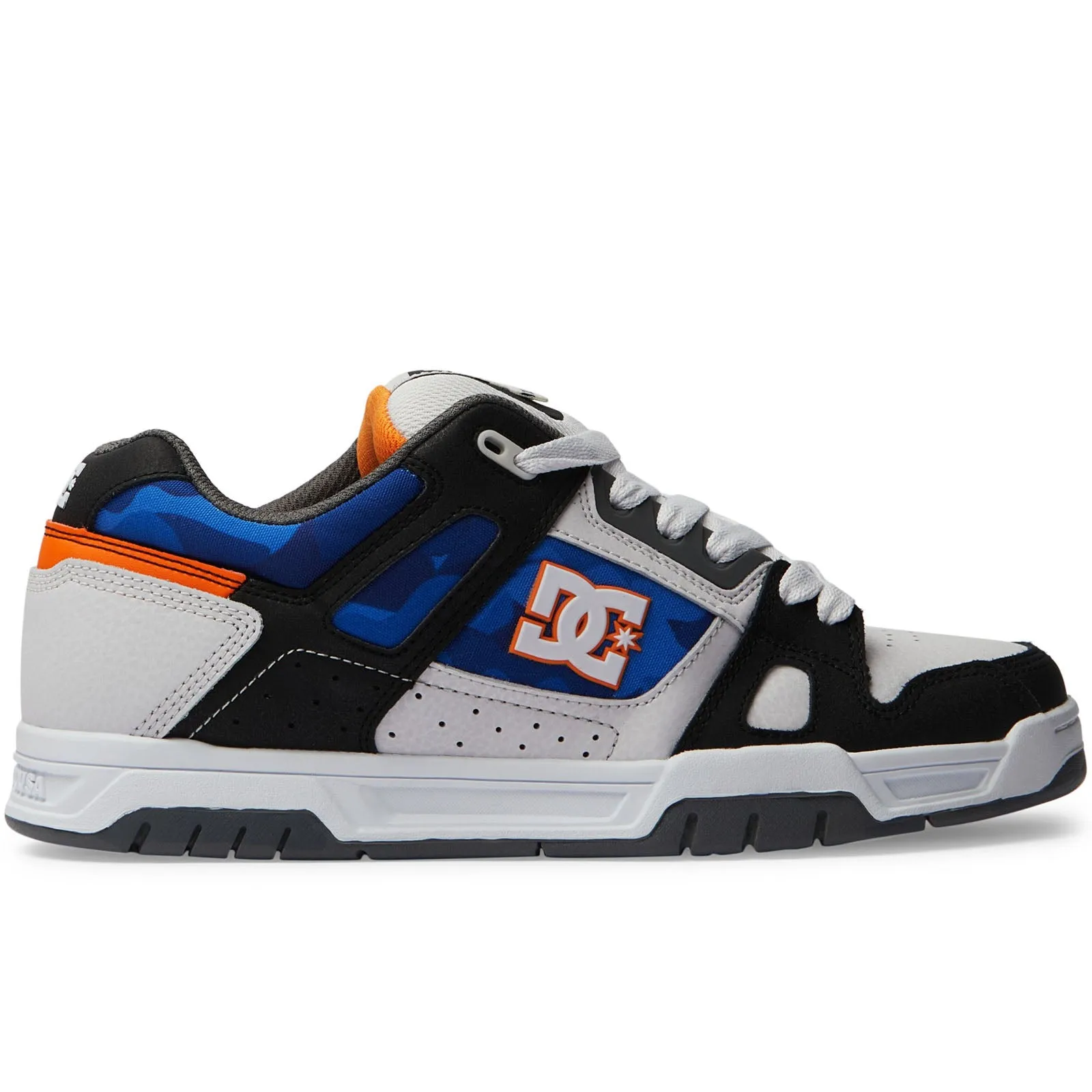 DC Shoes Mens Stag Low Rise Suede Leather Skate Trainers
