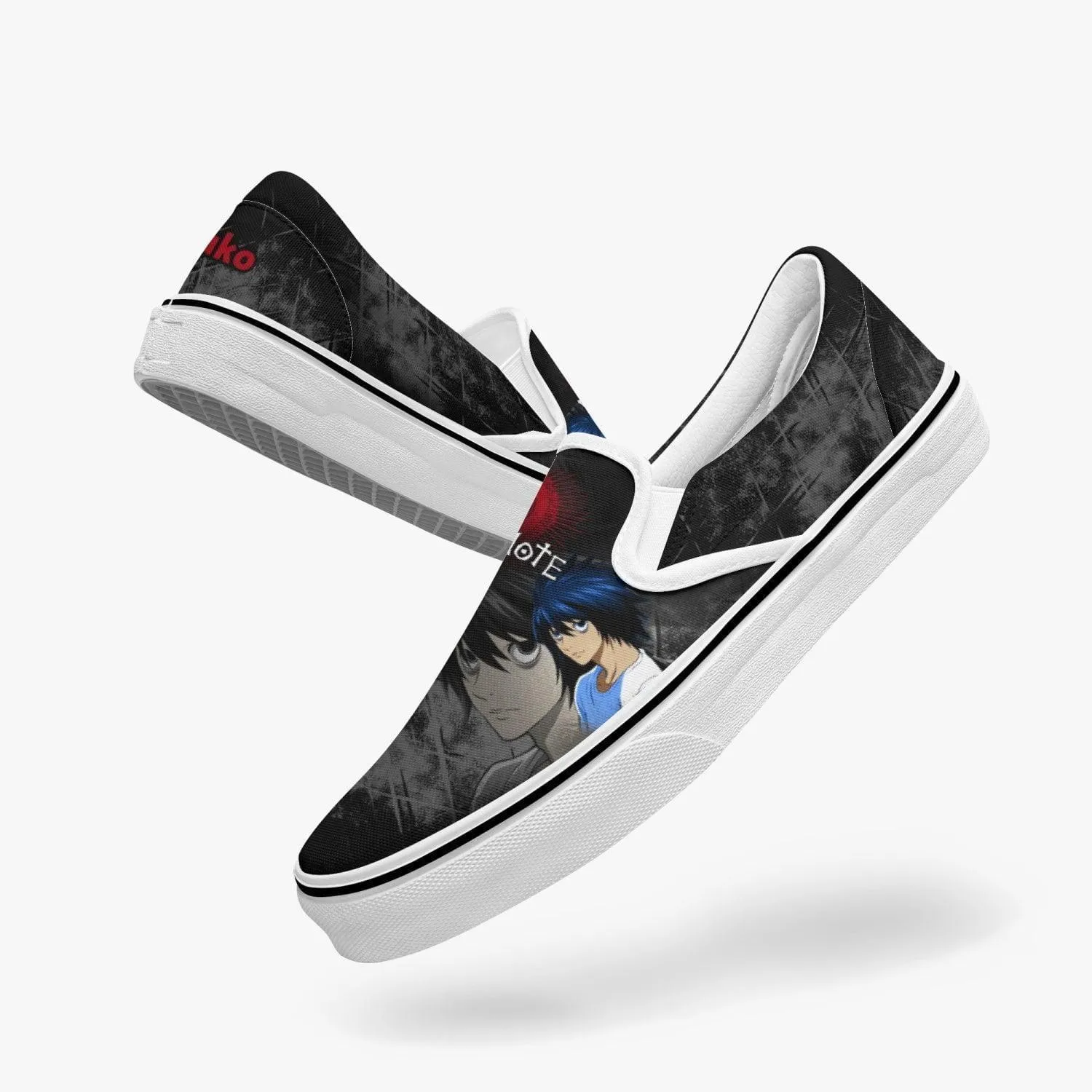 Death Note 'L' Slip Ons Anime Shoes