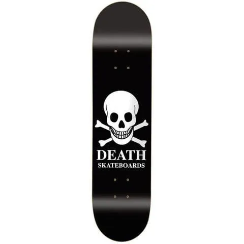 Death Skateboards OG Skull Black Skateboard Deck 8.75"