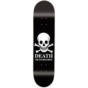 Death Skateboards OG Skull Black Skateboard Deck 8.75"