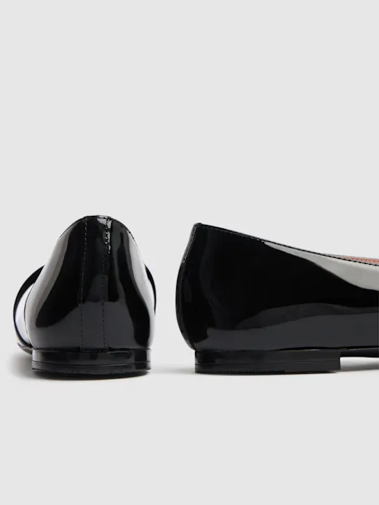 Dolce&amp;Gabbana   Patent leather ballerina flats 
