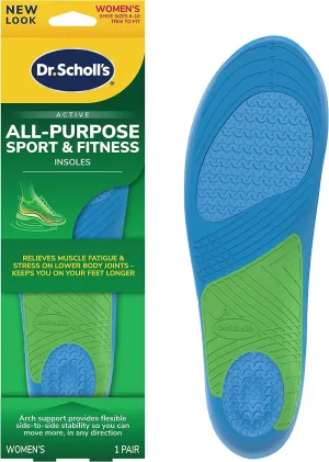 Dr. Scholl's Athletic series, Advanced Sport Massaging Gel Insoles for Women's sizes 6-10