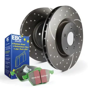 EBC Brakes S10KR1231 S10 Kits Greenstuff 2000 and GD Rotors