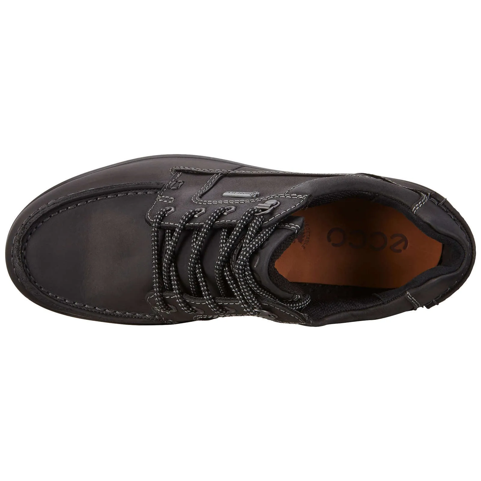 Ecco Rugged Track GTX Oiled Nubuck Leather Men's Moc Toe Shoes