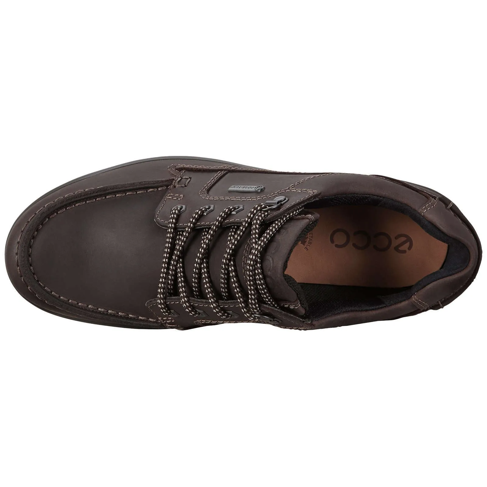 Ecco Rugged Track GTX Oiled Nubuck Leather Men's Moc Toe Shoes