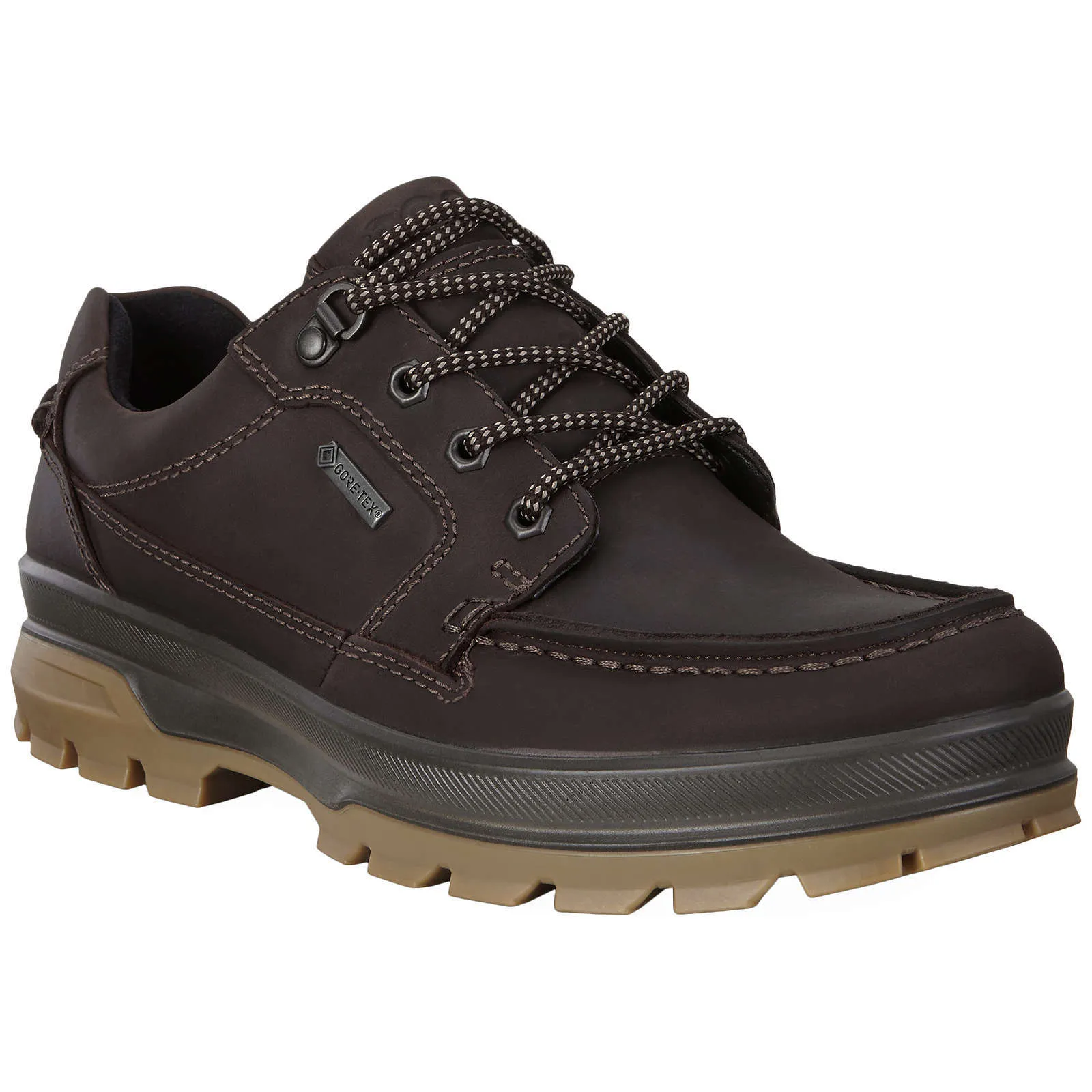 Ecco Rugged Track GTX Oiled Nubuck Leather Men's Moc Toe Shoes