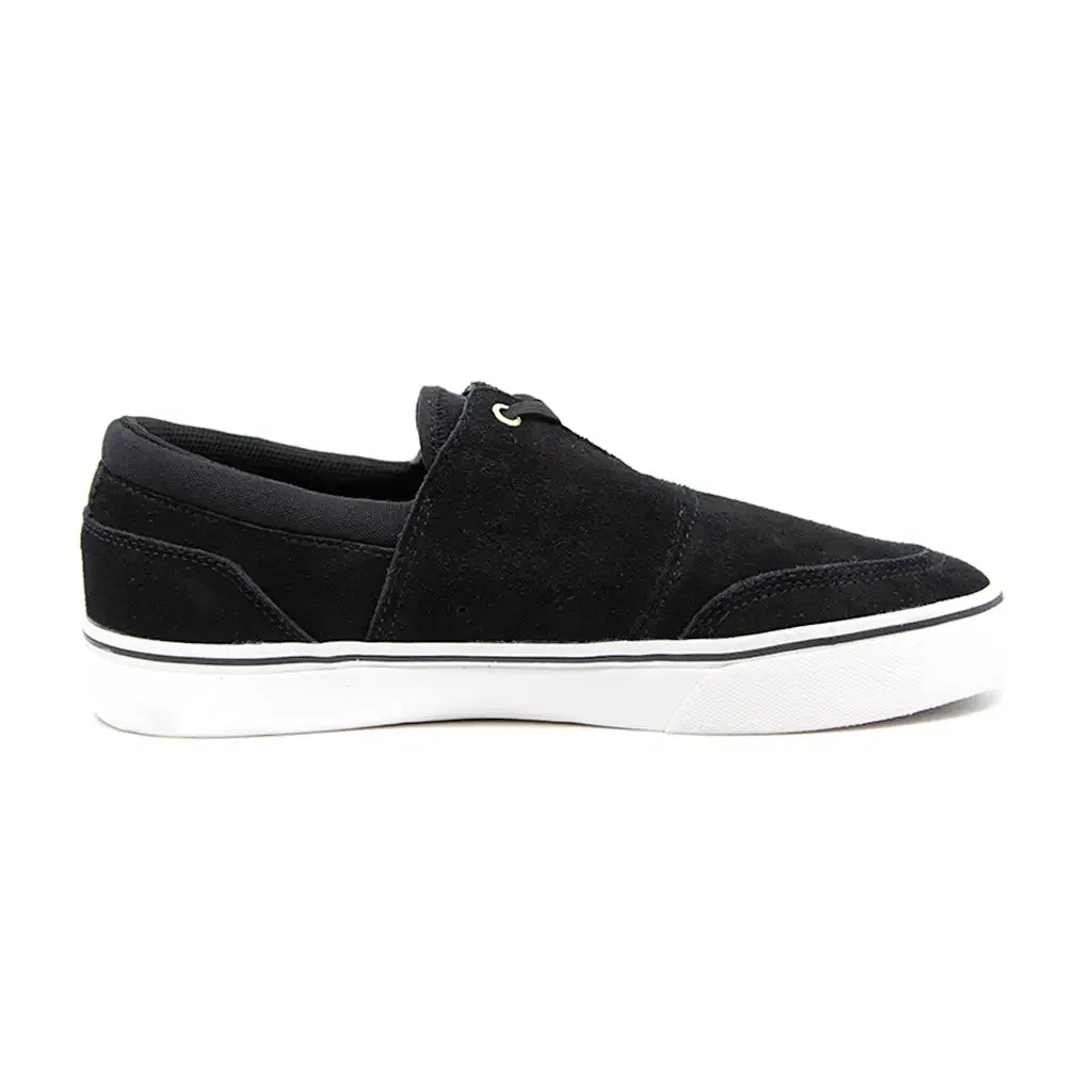 Emerica Servold Skate Shoe - Black / White / Gold