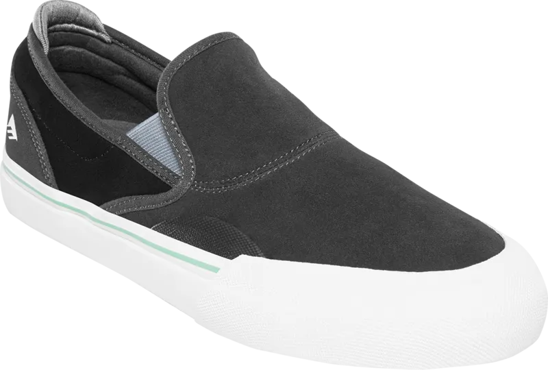 Emerica Shoes Wino G6 Slip On Dark Grey Black