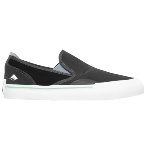 Emerica Shoes Wino G6 Slip On Dark Grey Black