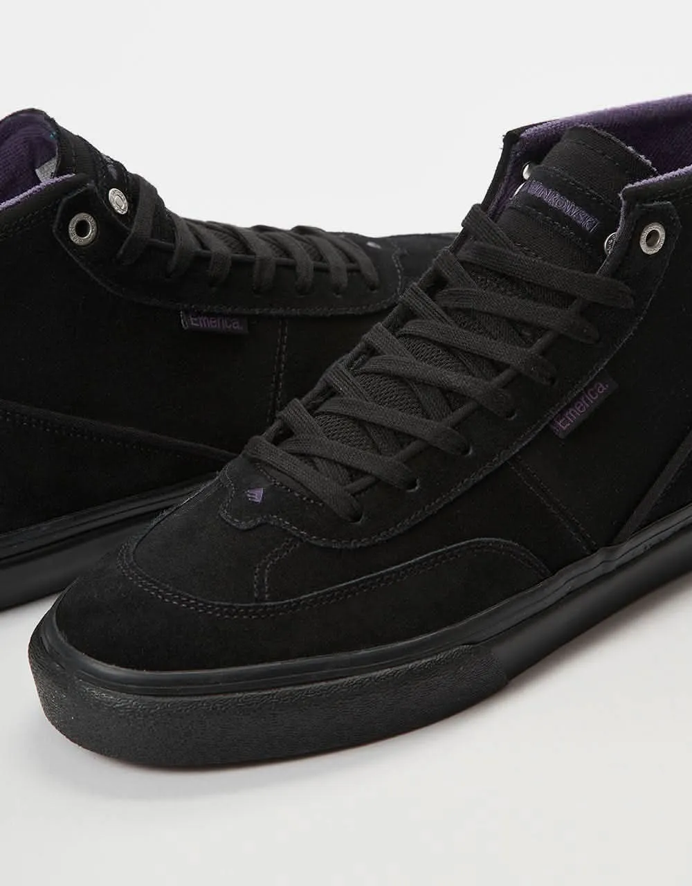Emerica Winkowski Skate Shoes - Black/Black