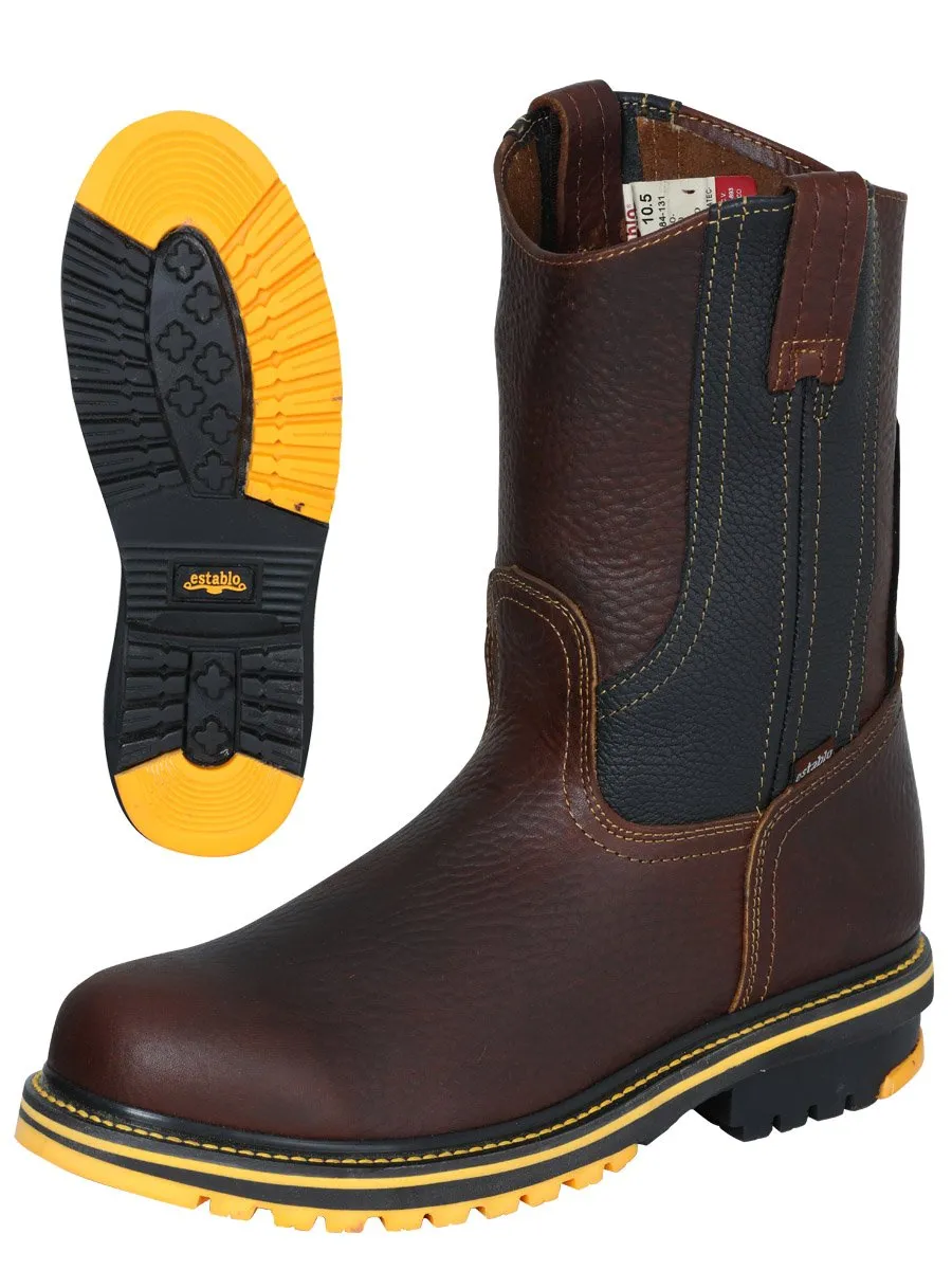 ESTABLO Men's Work Boots 41538