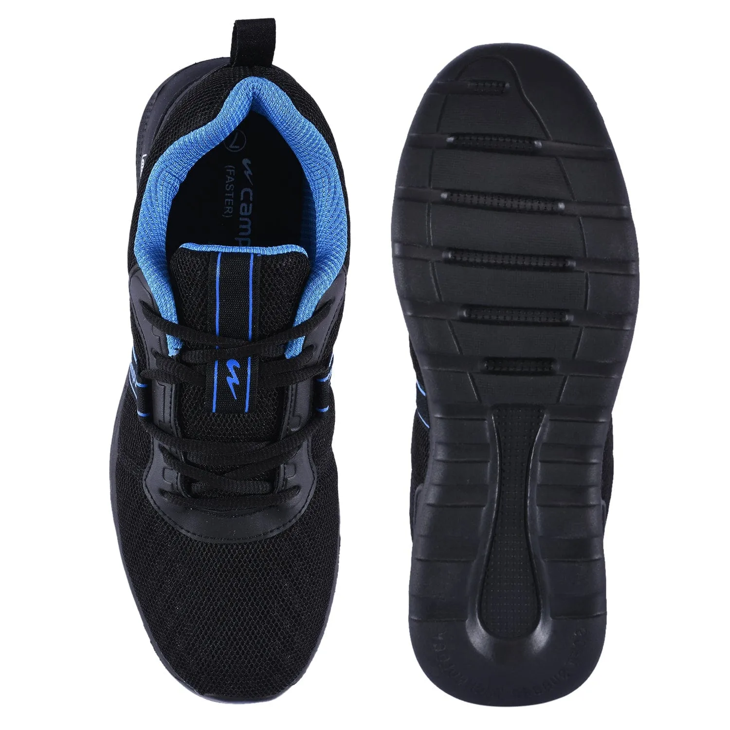 FASTER Black Men's Running Shoes