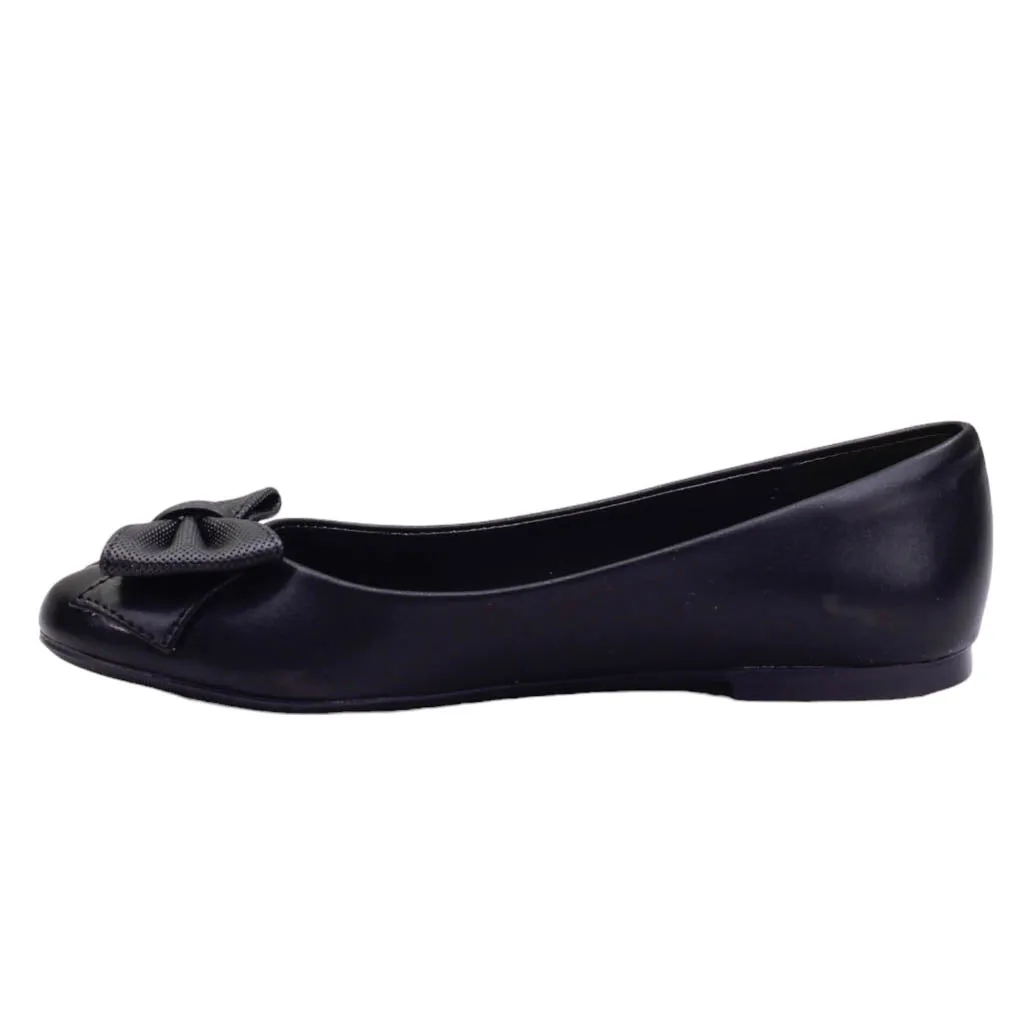 Flats para dama de moño grande de adorno
