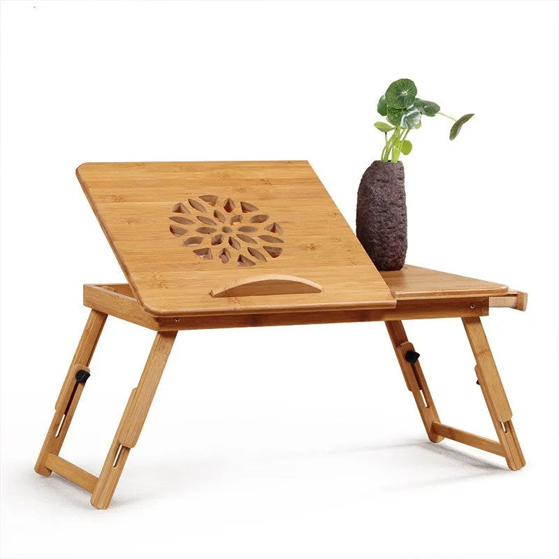 Folding Laptop Bed with Small Table Lazy Simple Desk | Brodtica.com