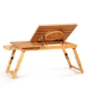 Folding Laptop Bed with Small Table Lazy Simple Desk | Brodtica.com
