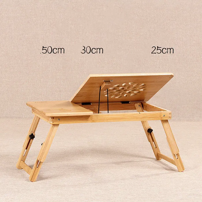 Folding Laptop Bed with Small Table Lazy Simple Desk | Brodtica.com
