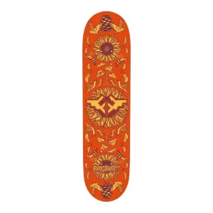 Fracture x Adswarm 2 The Golden Ratio Skateboard Deck Orange 8"