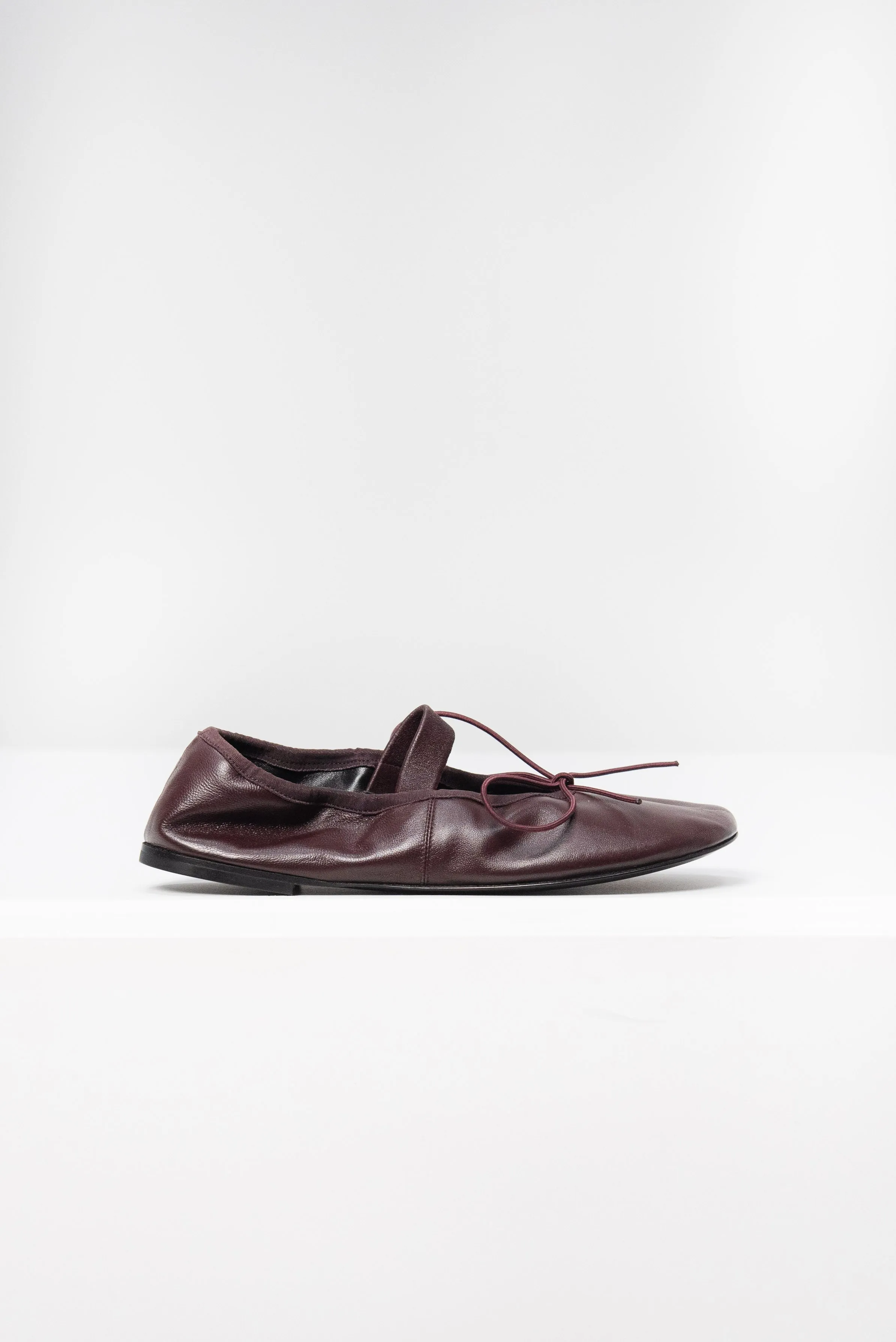 Glove Mary Jane Ballet Flats, Oxblood