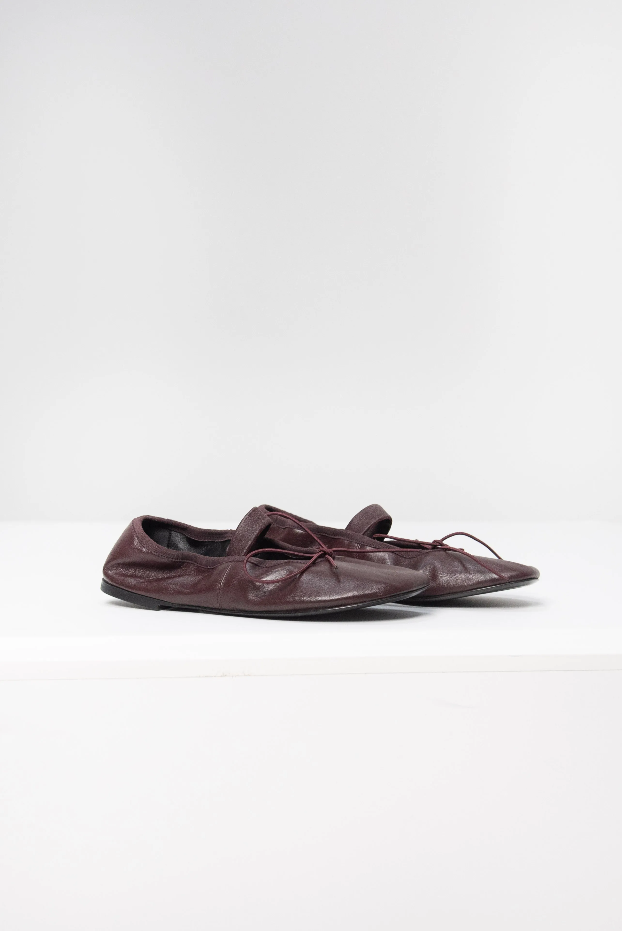 Glove Mary Jane Ballet Flats, Oxblood