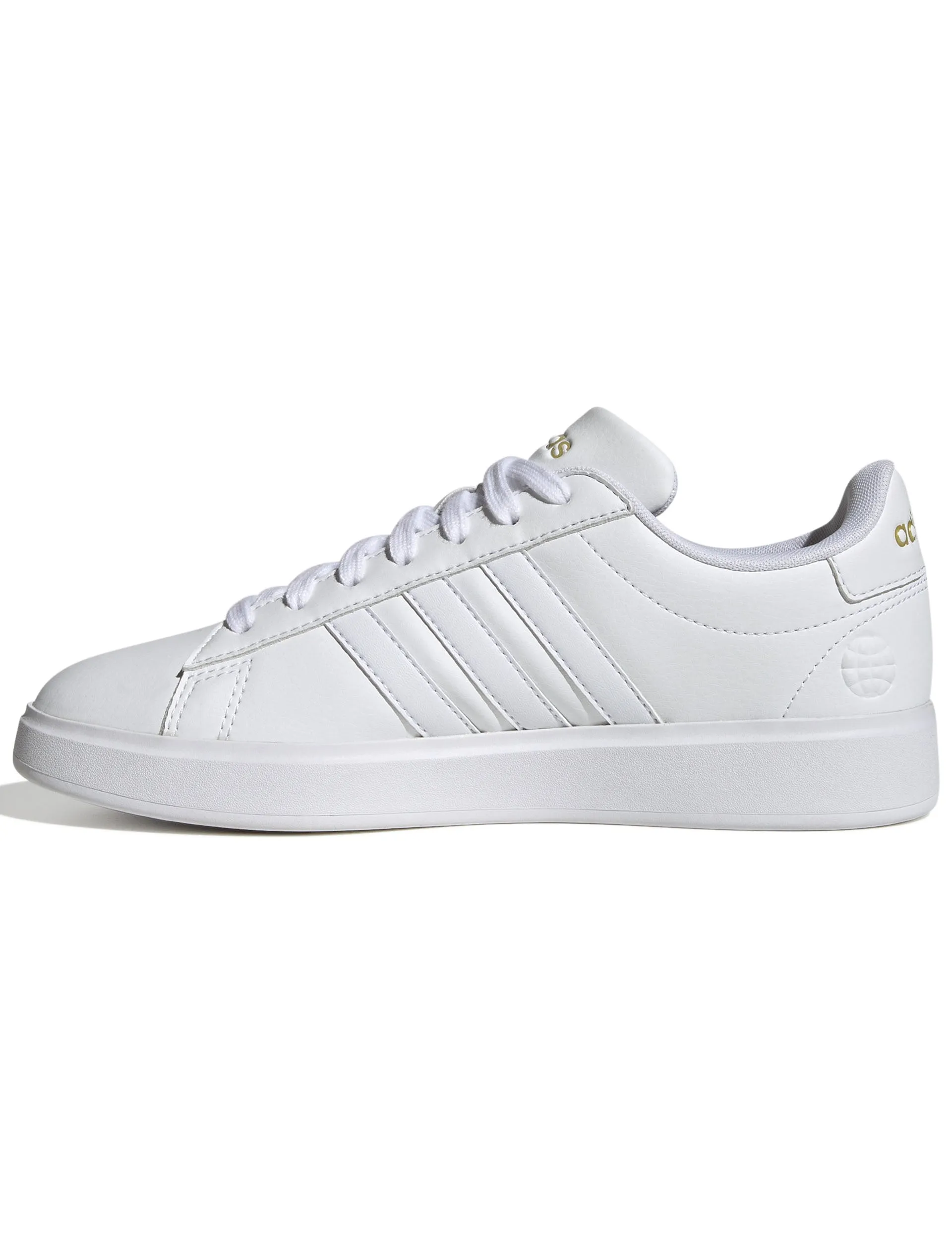 Grand Court 2.0 Shoes - Cloud White/Gold Metallic