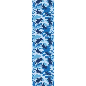 Grizzly OG Bear Warp Single Sheet Griptape - 9"x33" Camo Blue