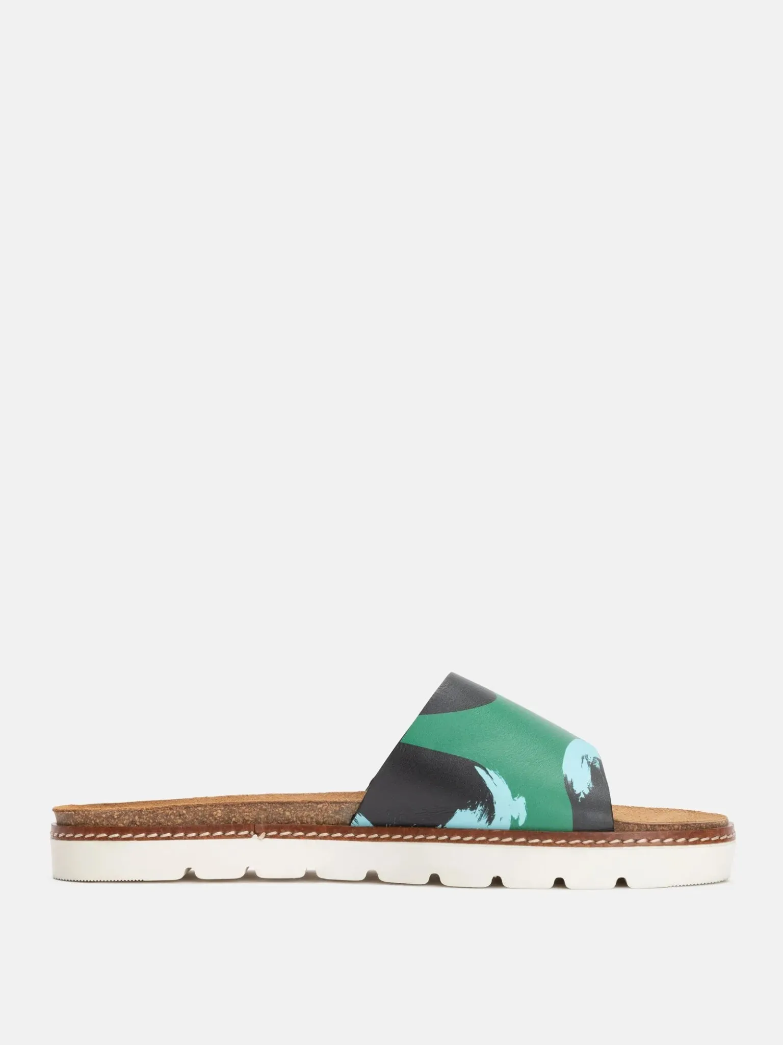 Handcrafted Sparks Women's Leather Sliders