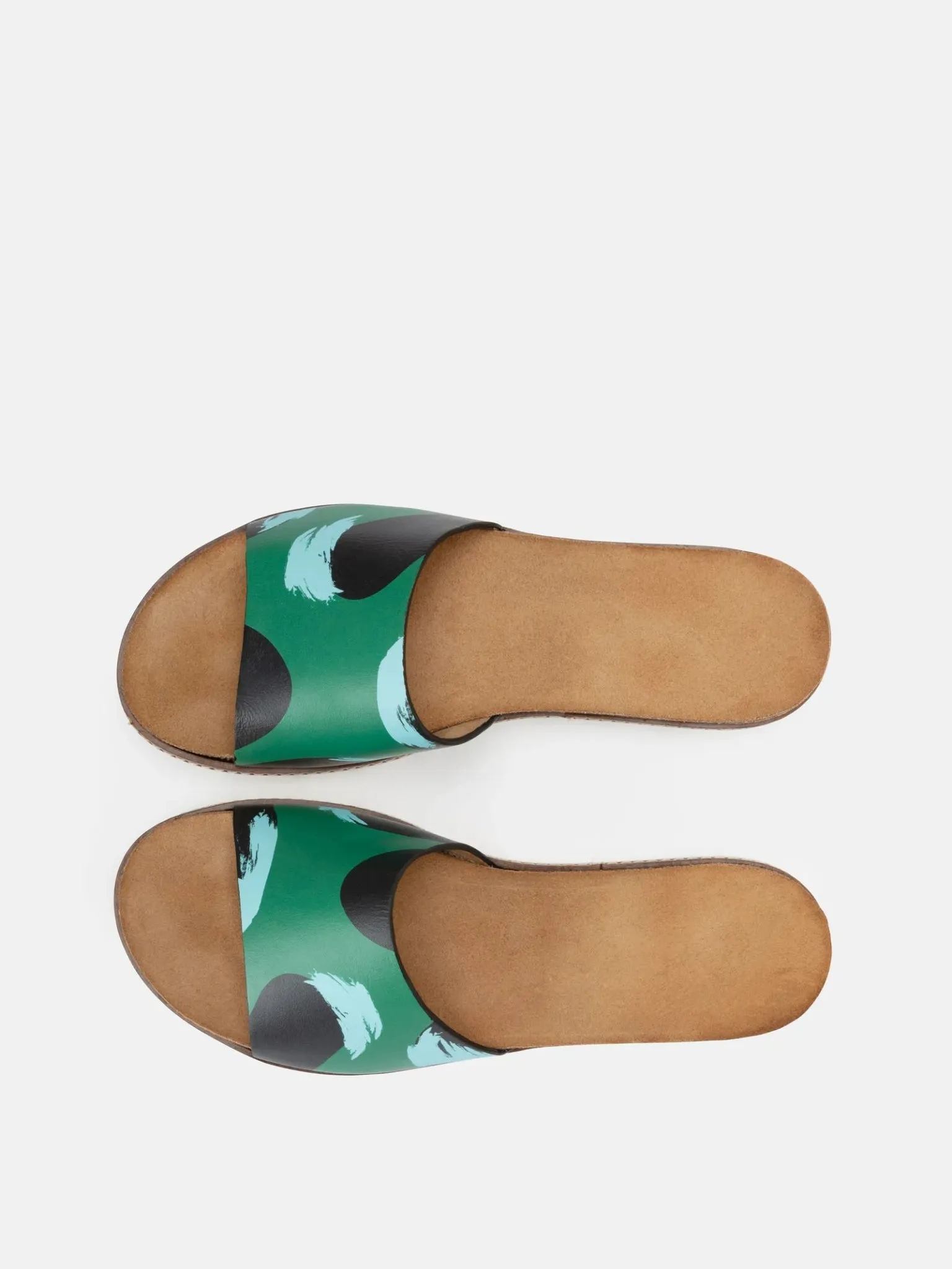 Handcrafted Sparks Women's Leather Sliders