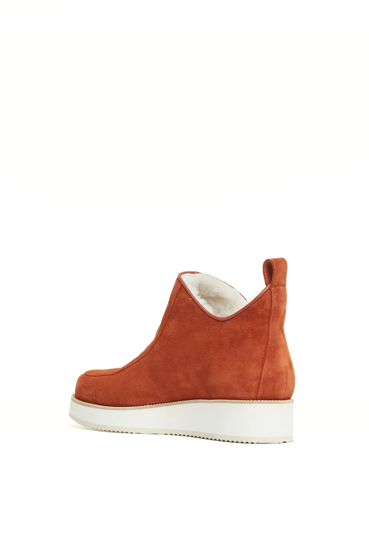 Harry Boot in Rust Suede