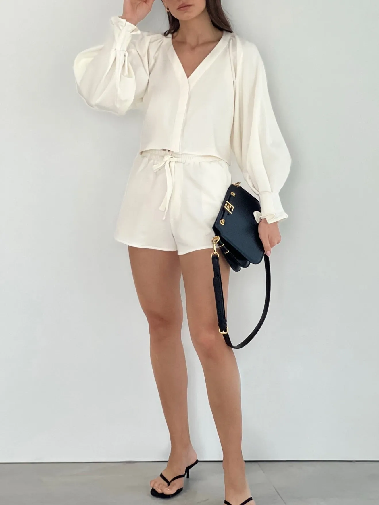 Hayley Weekend Shorts | Ivory