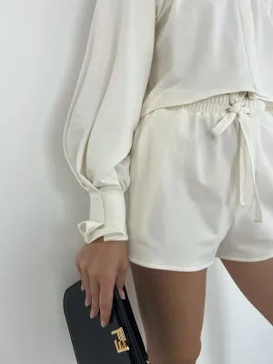 Hayley Weekend Shorts | Ivory